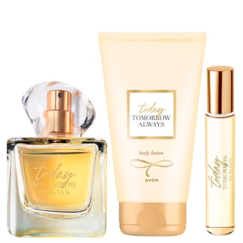 AVON TTA Today (3-tlg) Duft-Set EdP Spray, Körperlotion & Taschenspray